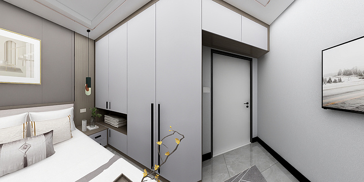 诗尼曼尉恒恺-D2区9号楼0104户型-装修设计方案