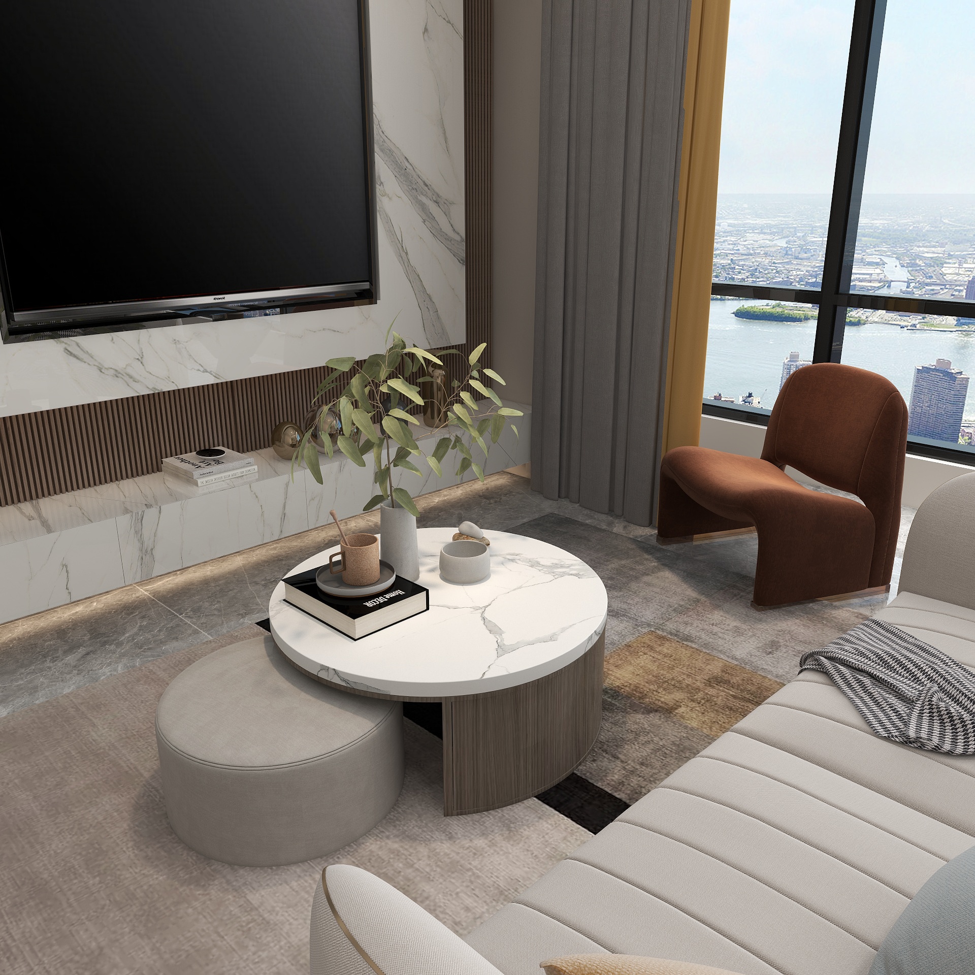 王惠艺-瑞和园89.50㎡B户型3室2厅1卫-装修设计方案