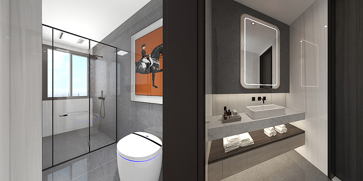 昆山博德精工瓷砖-建滔裕园王女士-外卫-副本-副本-装修设计方案