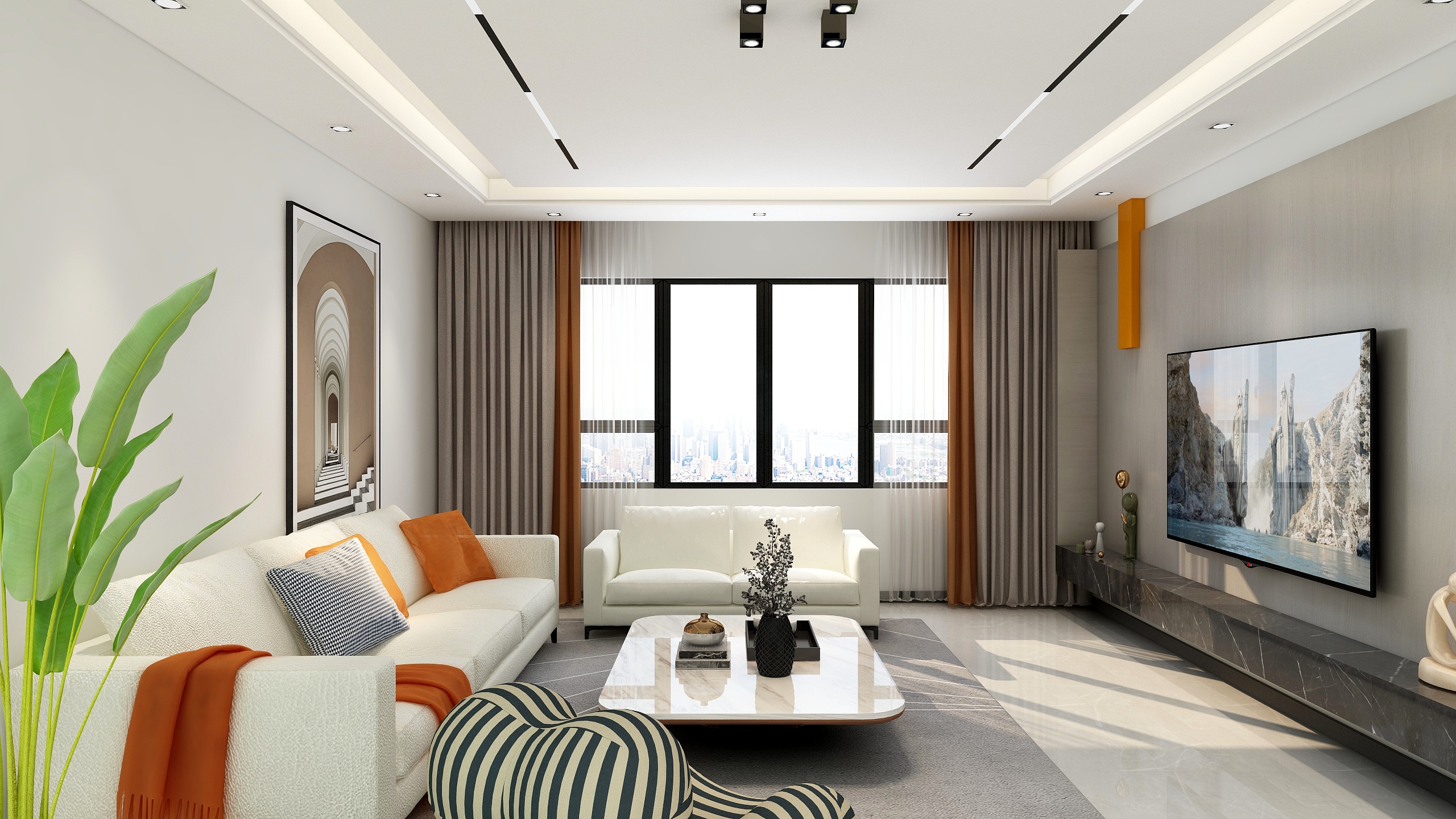 全景设计720-西屯-装修设计方案