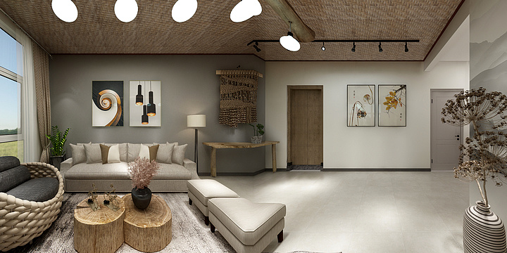 沃德森设计史工-东方大观-新中式-装修设计方案