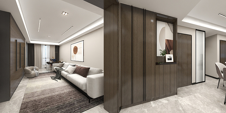 繎設計-世贸璀璨20-1402-装修设计方案