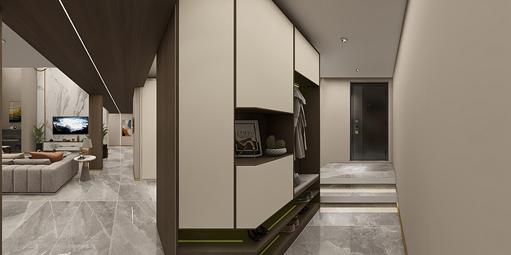 室内设计师杜豪-锦绣北湖4栋2单元103号意式轻奢-装修设计方案