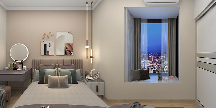 东莞博高盈装饰-塘厦B座8H刘总雅居-装修设计方案