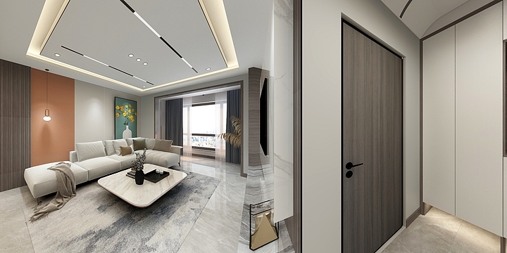 Zsheng龙-晴川丽三市户型-装修设计方案