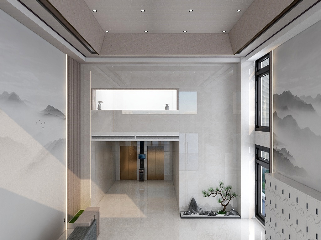 司空设计-东厅大堂方案2-副本-副本-装修设计方案