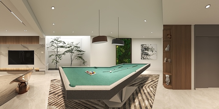 卓昱设计工作室-8.4别墅负一层-副本-装修设计方案