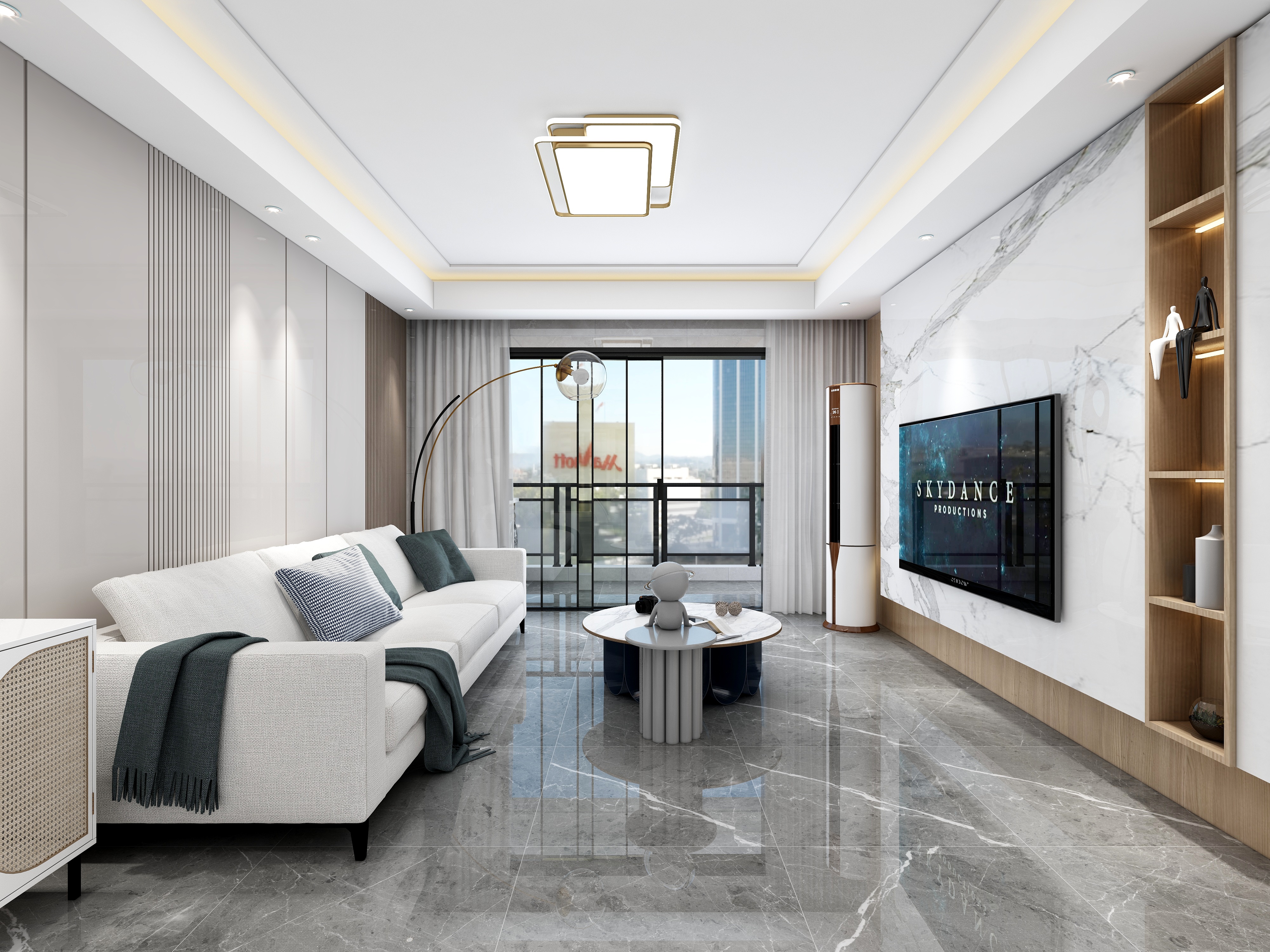 湛智华-现代简约166平4房河源宝晟城装修效果图