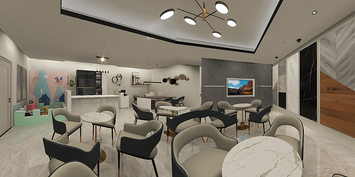 格调篮-阳新店面120-装修设计方案