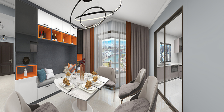 全案设计师黄工-南宁绿地城C区1402房-装修设计方案