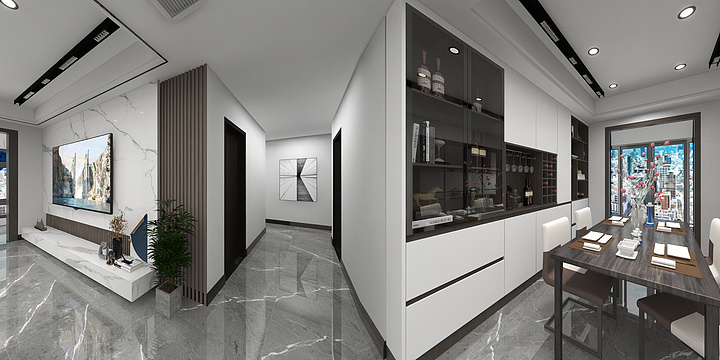 爱设计的小曹-国瑞中心7-02詹-装修设计方案