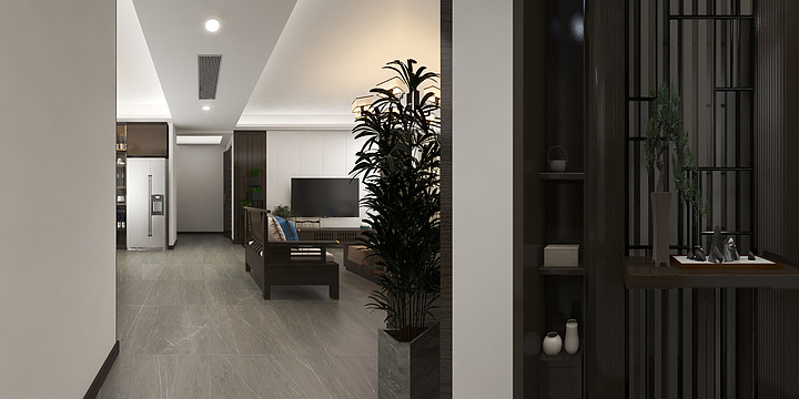 易木间全屋整装设计工作室-天茂城30号楼-新中式-装修设计方案