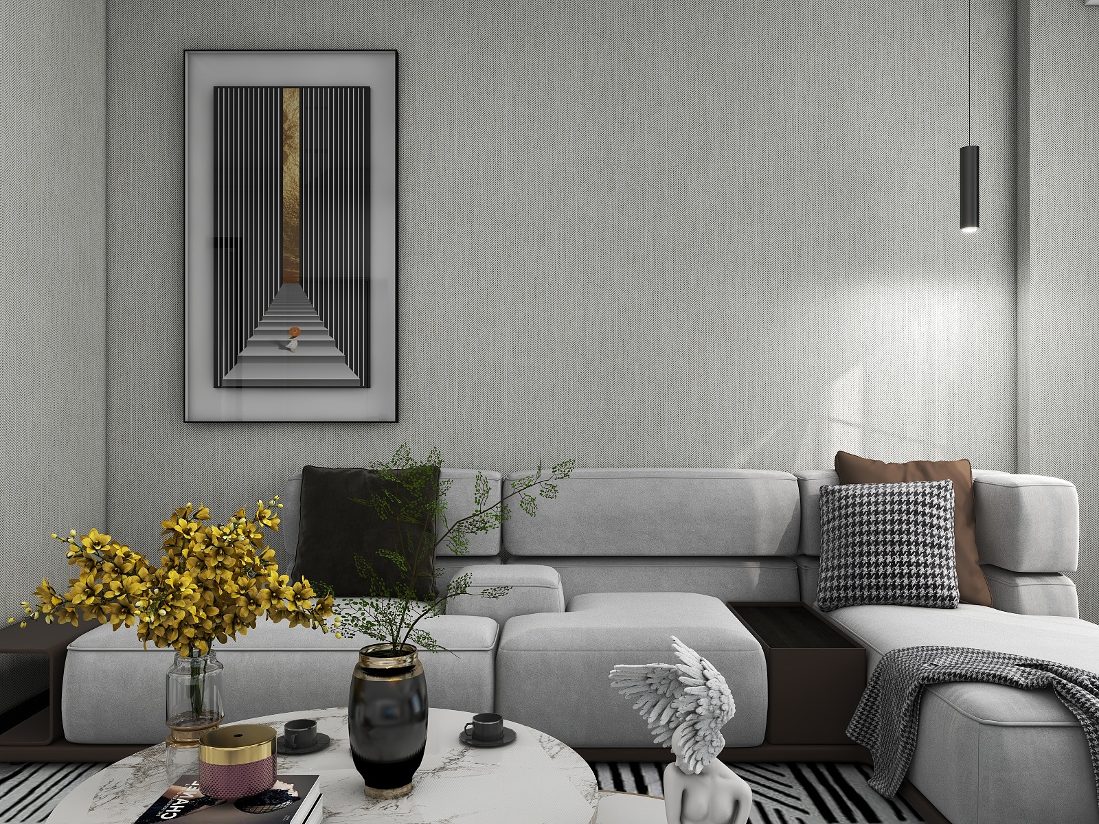 全案设计师崔先生-浑河意境陈女士97平米-装修设计方案