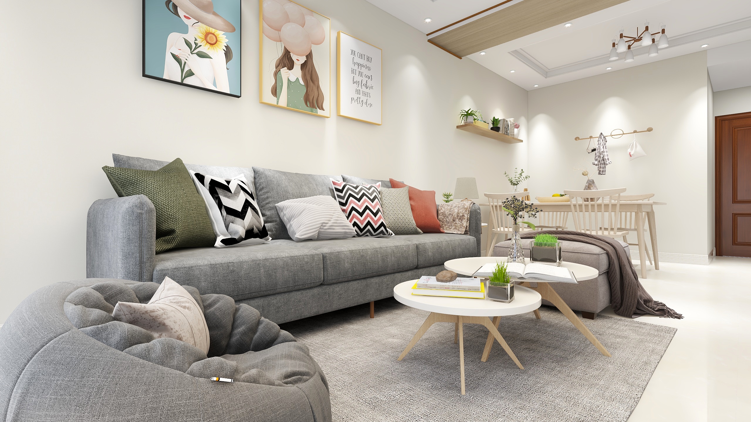 柴家龙-83.00㎡A2’3室2厅1卫1厨-装修设计方案