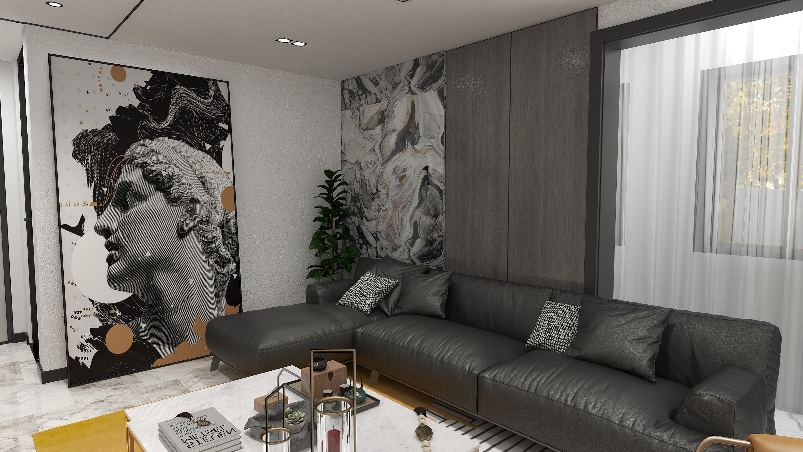 全屋定制vv-瑞和园89.50㎡B户型3室2厅1卫-装修设计方案