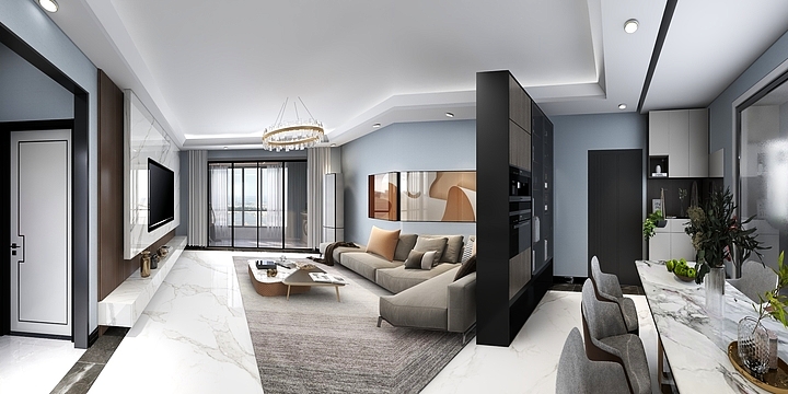 江苏匠领装饰-三团四期朱桂华府-装修设计方案