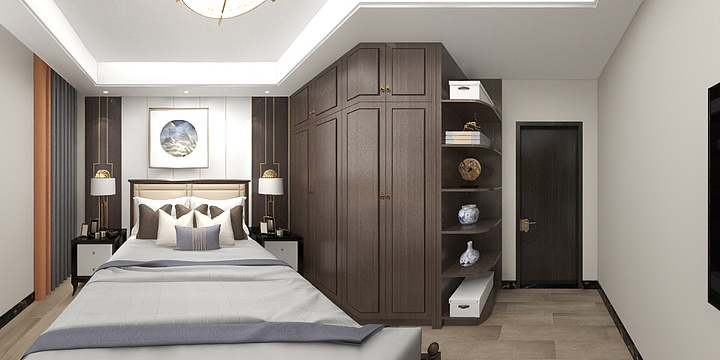 Eason设计师-居家乐装饰-新中式-装修设计方案