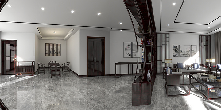 木小飞-宣城轻钢结构徽派酷家乐-装修设计方案