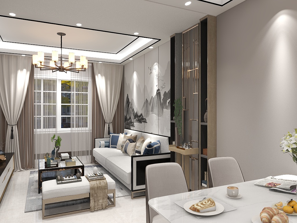 肖老叁-中储城邦，新中式-装修设计方案