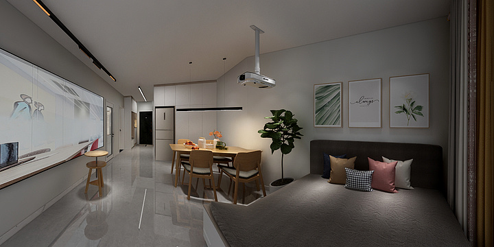 宋武平-旭辉奥都-两居室89户型-装修设计方案