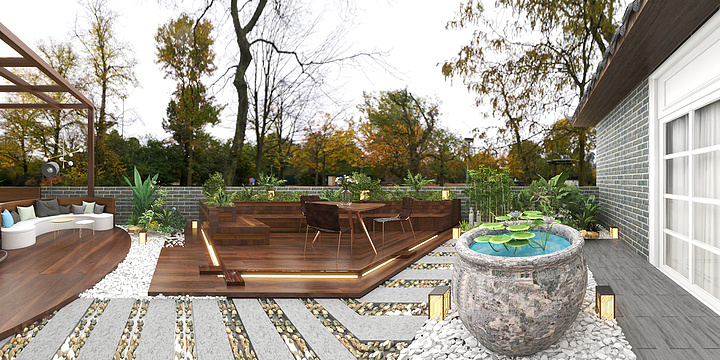 设计师iCEL-福泉会所顶楼方案-装修设计方案