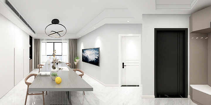 liqing-模型-湖畔天城-装修设计方案