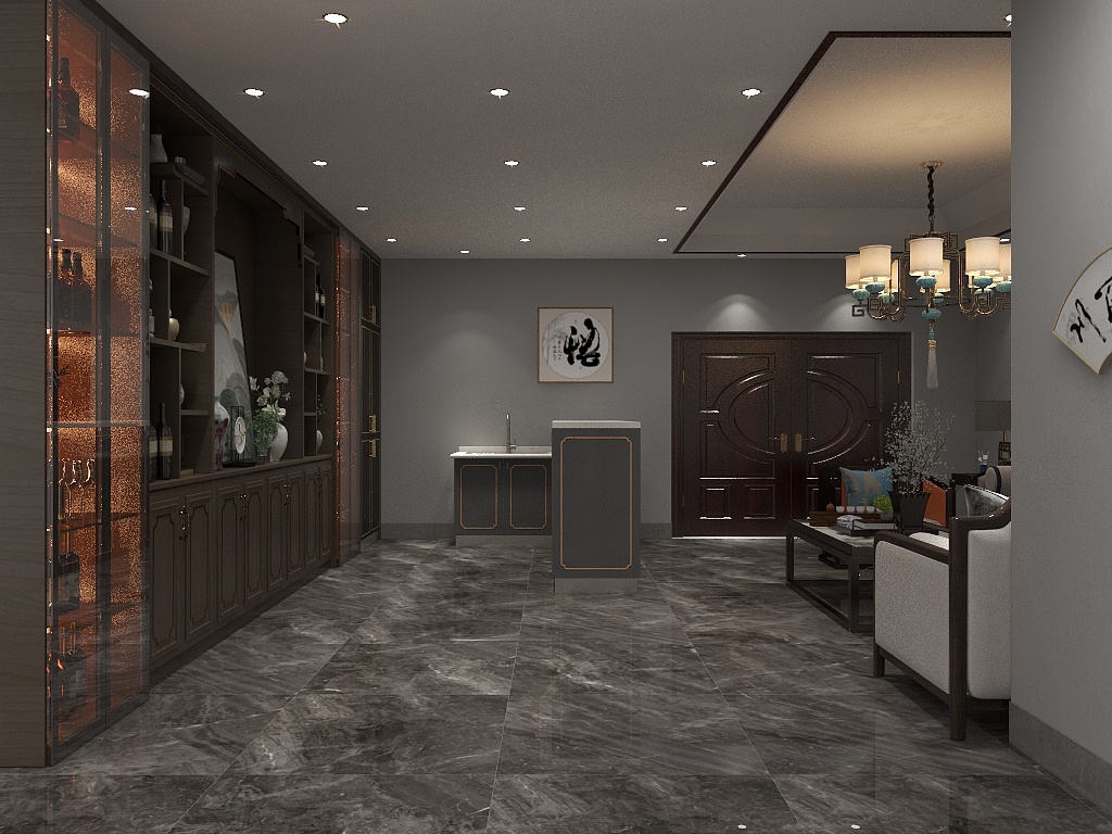 黄富庆168-李总雅居二楼卧室-装修设计方案