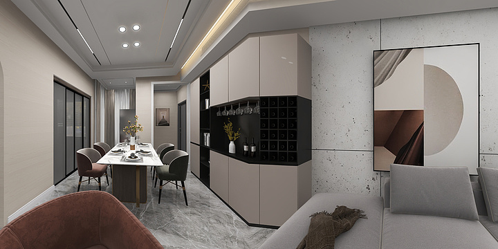 云尚装修设计工作室Carrie-大发-珑悦府-4-102-装修设计方案