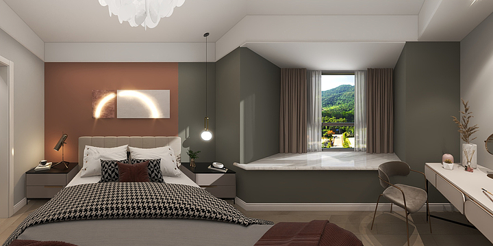 Monkey孙丽亚-九宜城7-2204汪成炎现代-装修设计方案