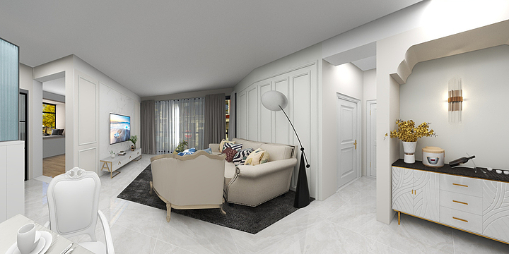 糖炒栗子烤红薯-丽景华亭01-装修设计方案