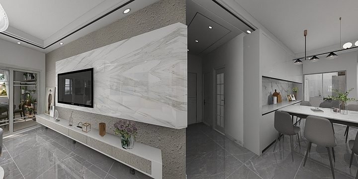 徐加友-现代简约风-装修设计方案