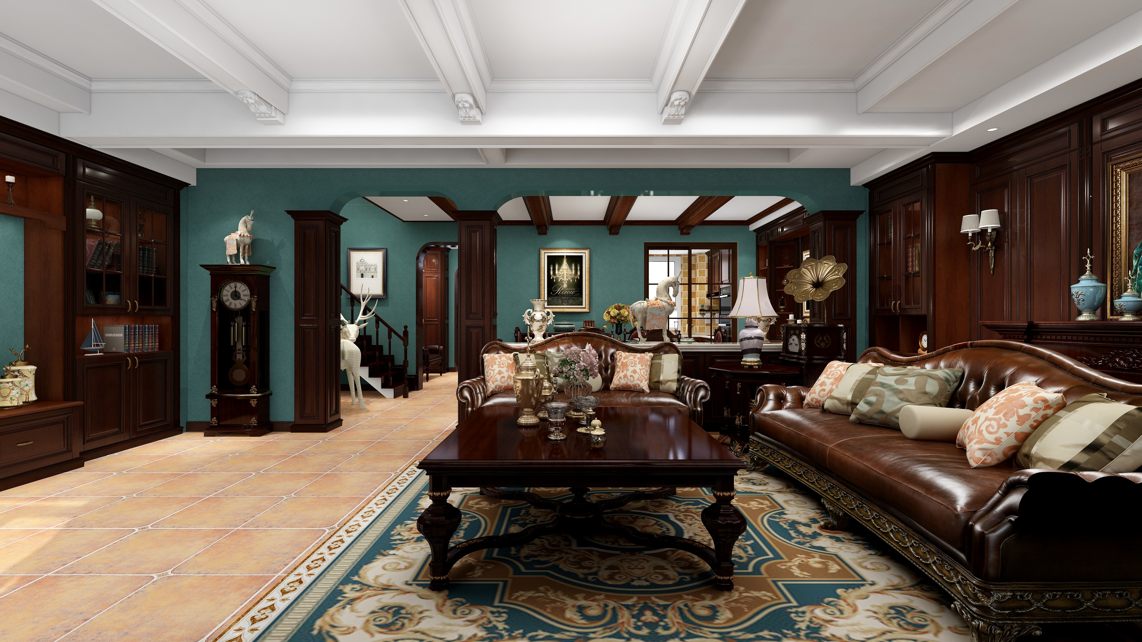 KF萍萍子-山东潍坊新秀乐山原墅D1-装修设计方案