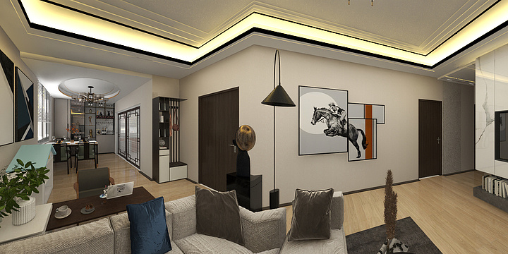 ꧁༺๑文๑༻꧂-瑞和园89.50㎡B户型2室2厅1厨1卫-装修设计方案