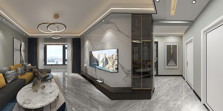 隆艺装饰i-东郡华庭5#西户-装修设计方案