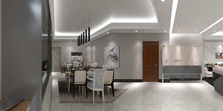 漫步者设计-怀远西市130-装修设计方案