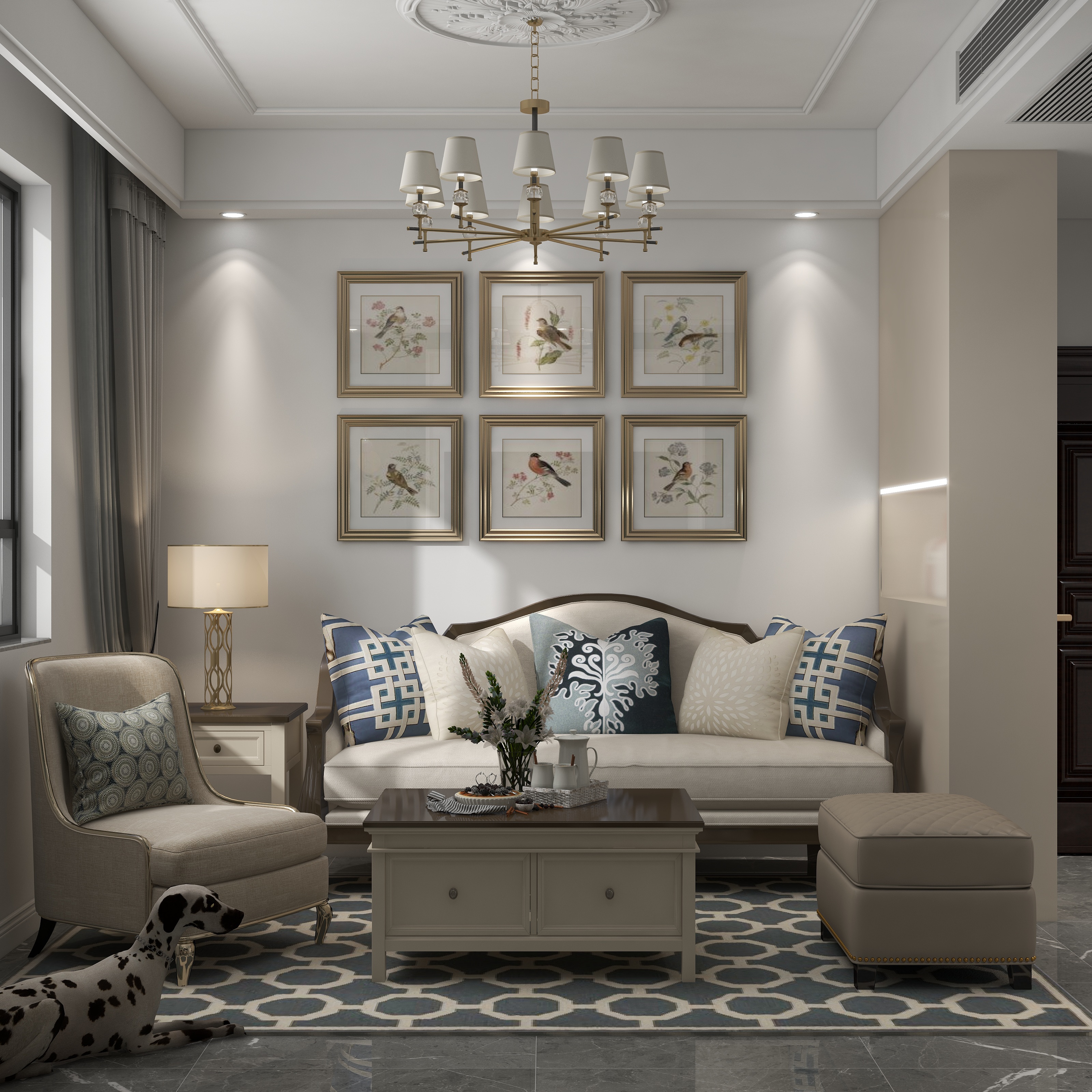 设计师安园园呀-万象新海苑装修效果图