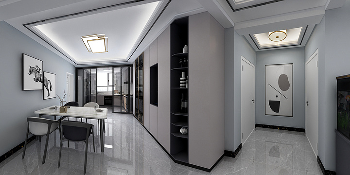 洛尔装饰设计-文明西区6-1-1401-装修设计方案