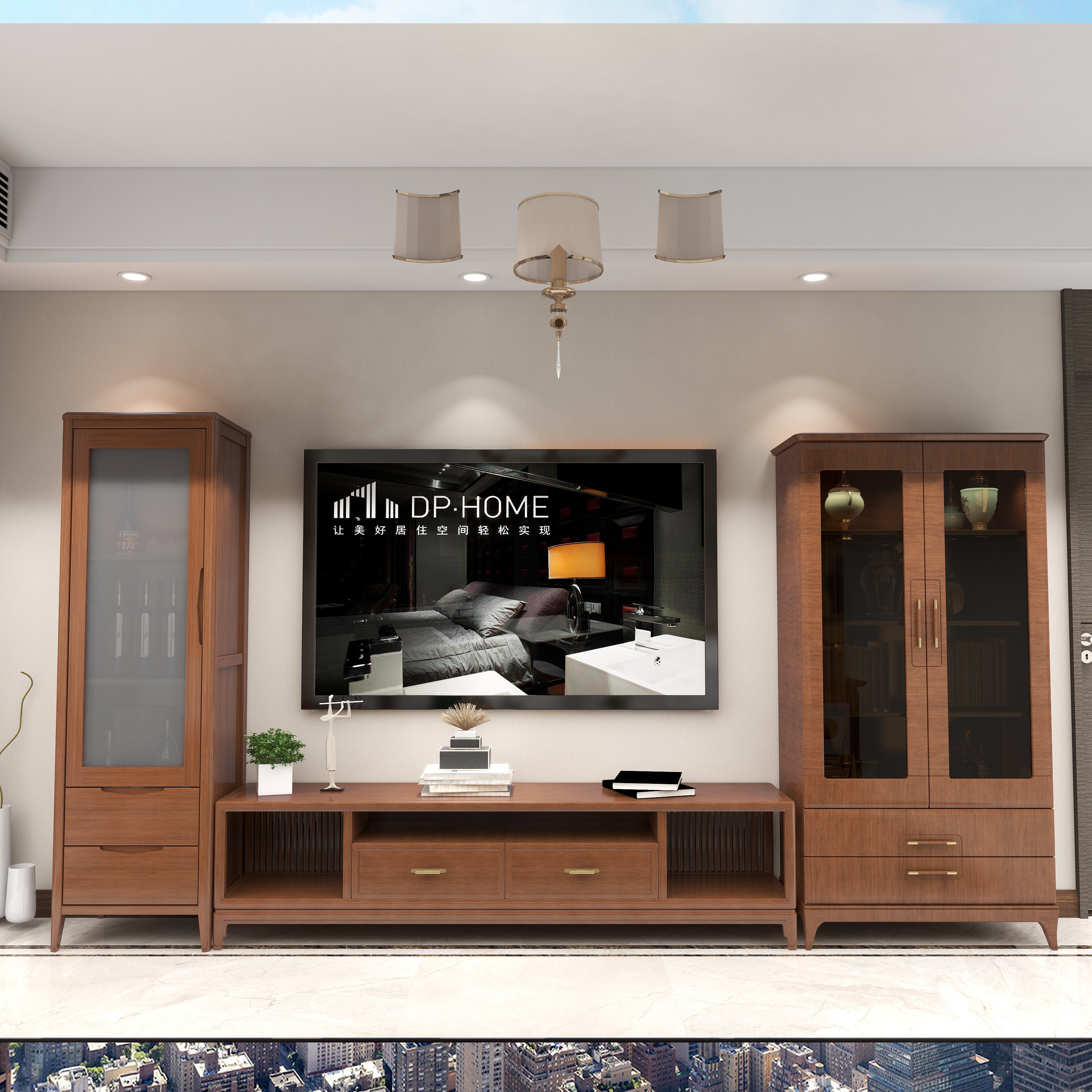 设计师乐文杰-旭辉江夏府D户型120DD-装修设计方案