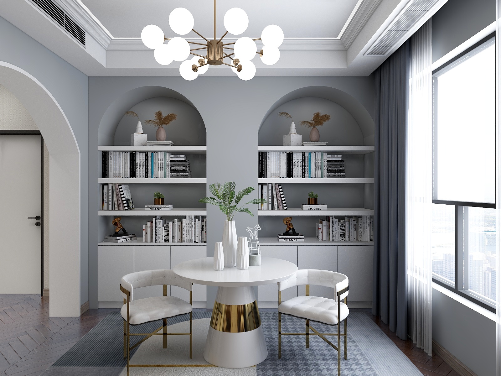 薏米windy-轻奢风别墅-装修设计方案