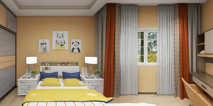 指尖001-软装专业作业户型-装修设计方案