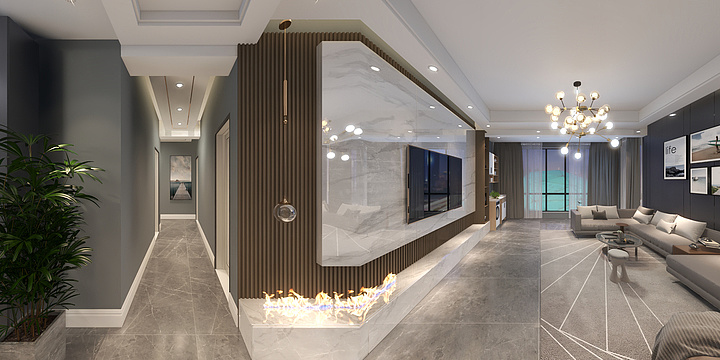 花折亦无情-林达阳光城-装修设计方案