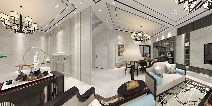 株洲名图建筑装饰-公馆一号刘姐-装修设计方案