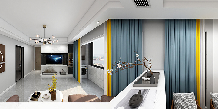 金尚装饰设计工作室-中户型-装修设计方案