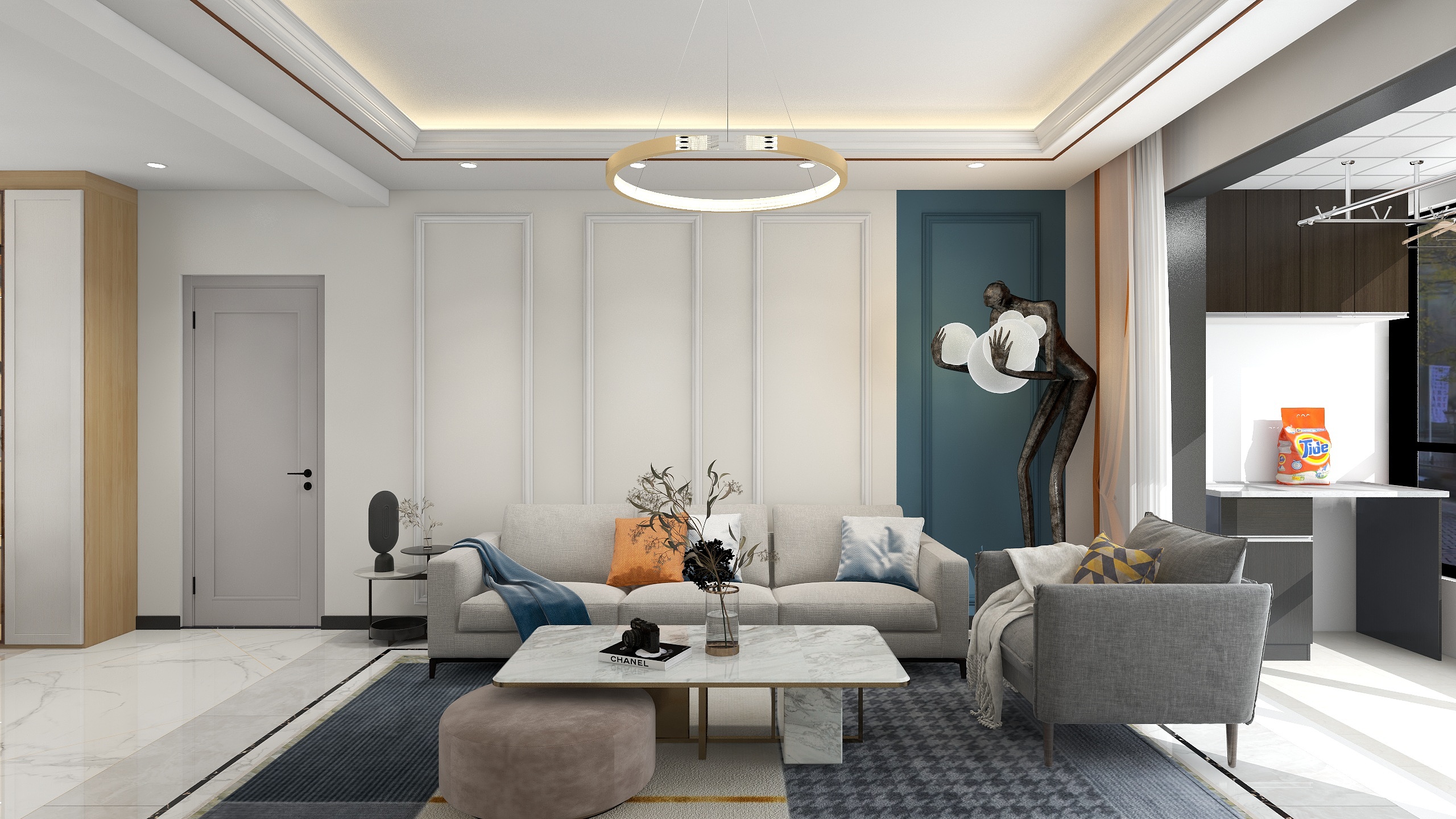 YDesigner-L-东莞保利香槟颂现代风格设计装修效果图