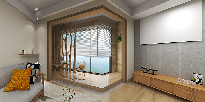 家装设计王宇-日式64平米-装修设计方案