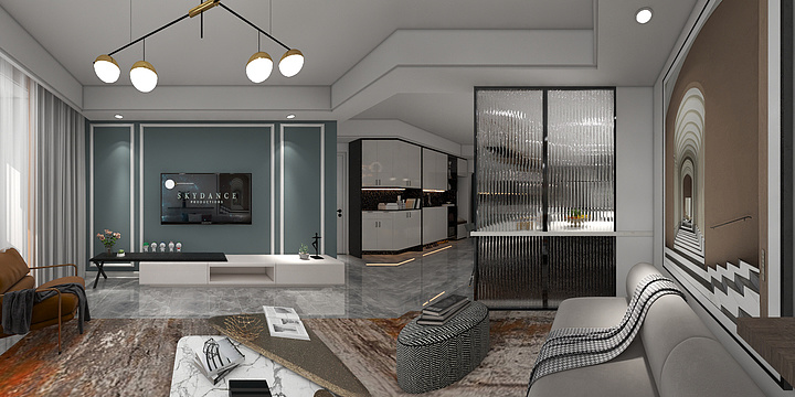 shizxl-郁金蓝湾13栋905效果图-副本-装修设计方案