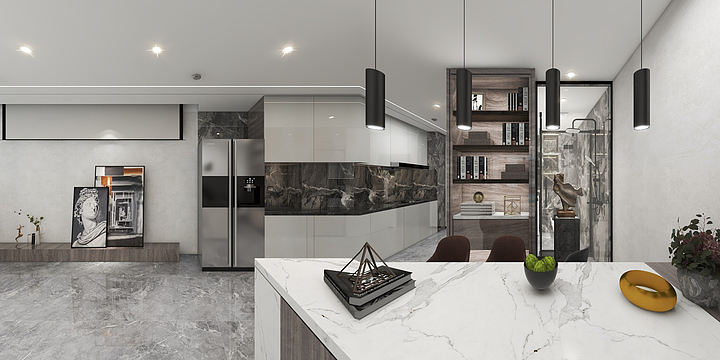 内蒙李雪健-峰上峰公寓-装修设计方案