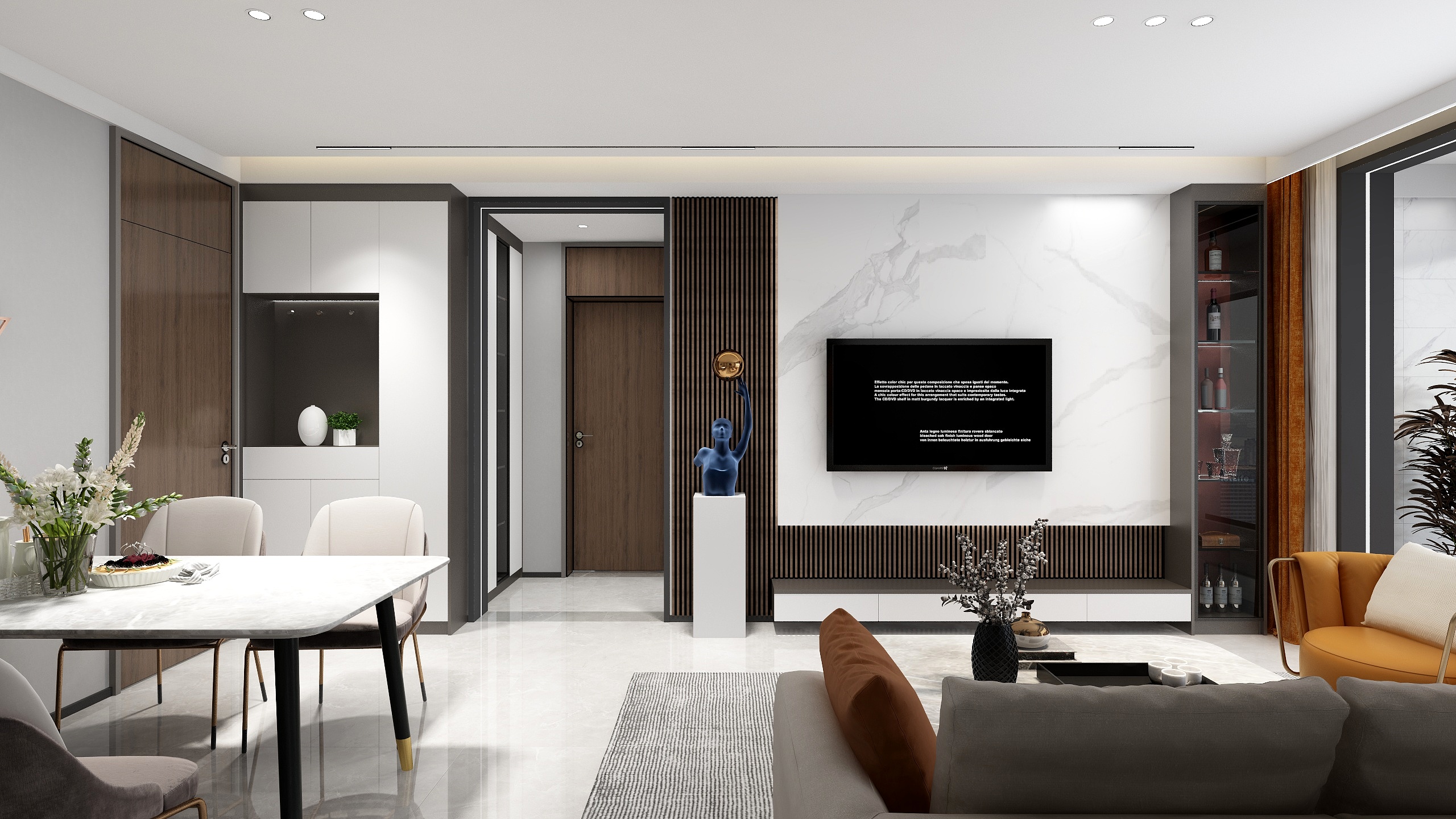 佰德妮I家居设计-恒大珺睿府样板间-装修设计方案