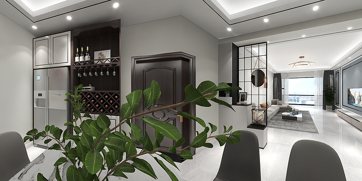 洱源予诺全屋定制-凤凰城T19-601-装修设计方案