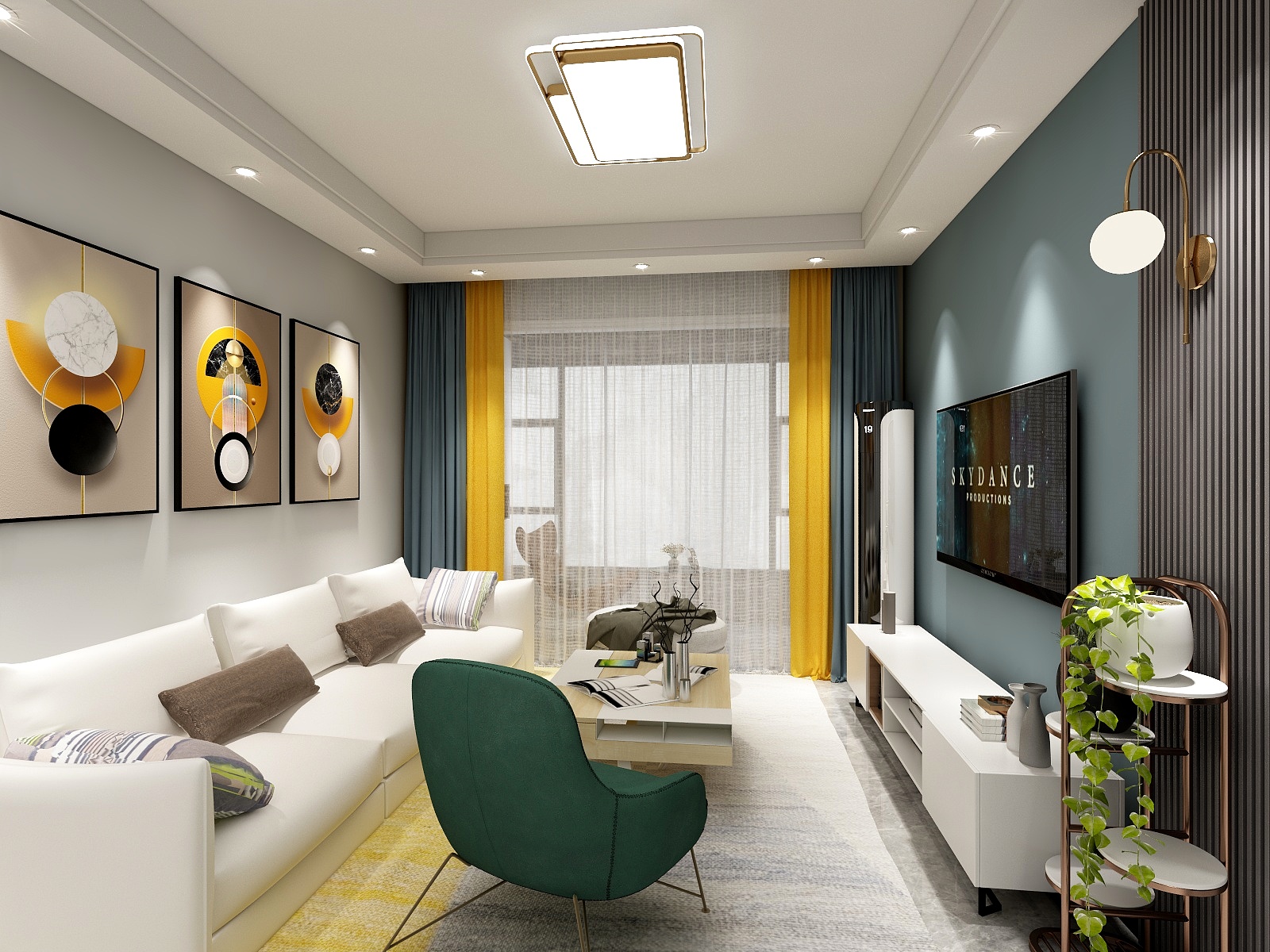 爱我所爱YstY-颐诺-莲-凤凰寨705户型2房2厅-装修设计方案